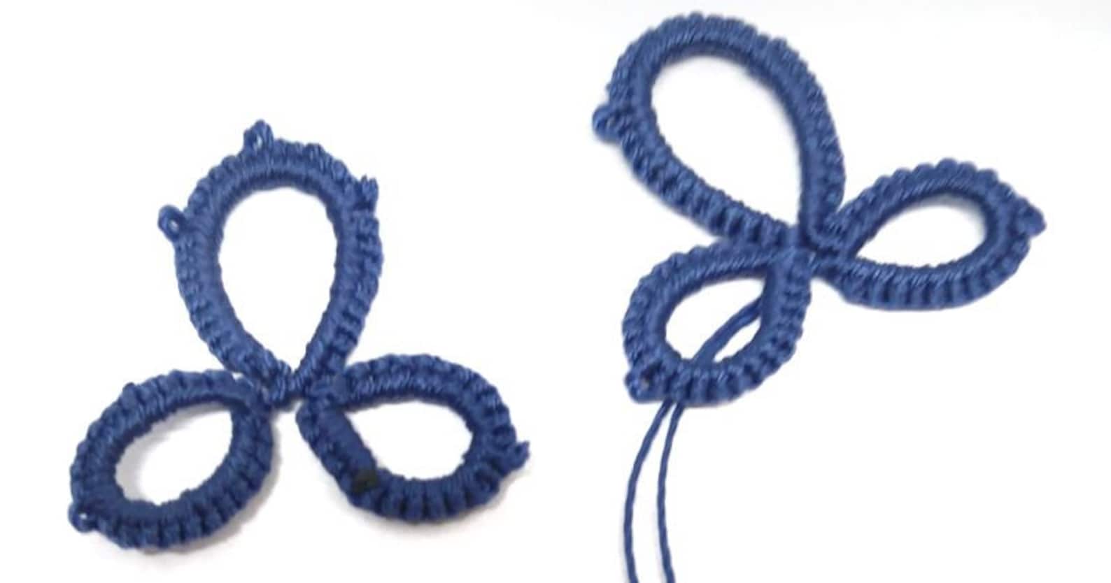 Tatting Tutorial, Ankars Tatting, Shuttle Tatting Ring, Tatting Pattern