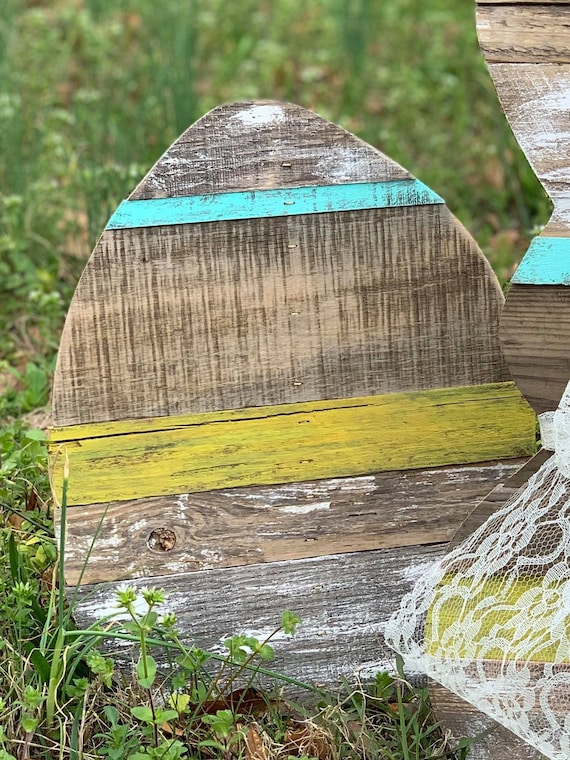 Easter Porch Egg Patio Home Decor Egg Handmade Etsy