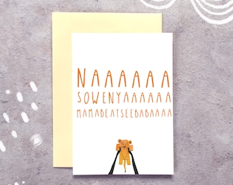 New Baby Lion King Card | A6 Greetings Card | Snowtap