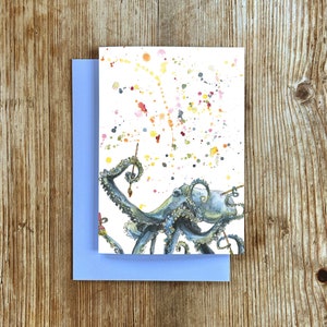 Jackson PollOctopus / Tarjeta de felicitación A6 / Snowtap