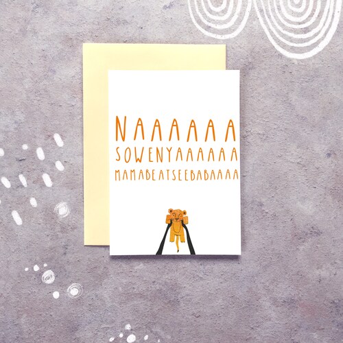 New Baby Lion King Card | A6 Greetings Card | Snowtap