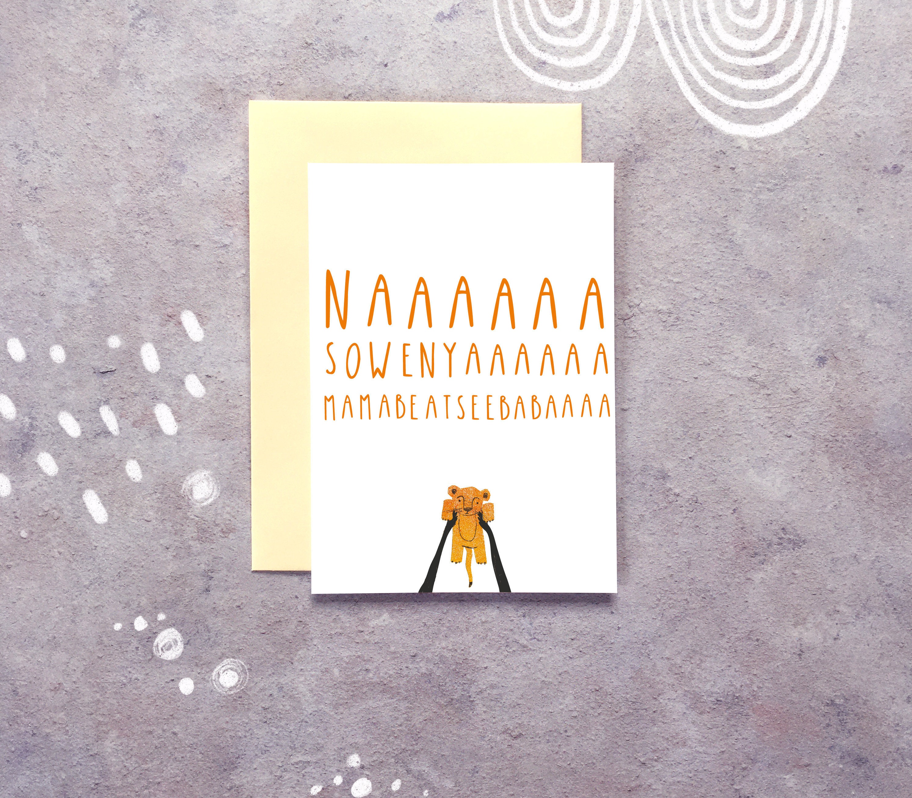 New Baby Lion King Card | A6 Greetings Card | Snowtap