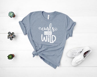Curly Hair Shirt Etsy