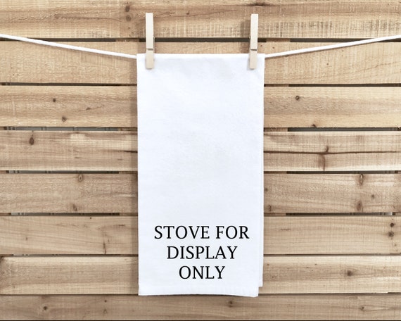 Stove, For Display Only - Funny Kitchen Towels Decorative Dish