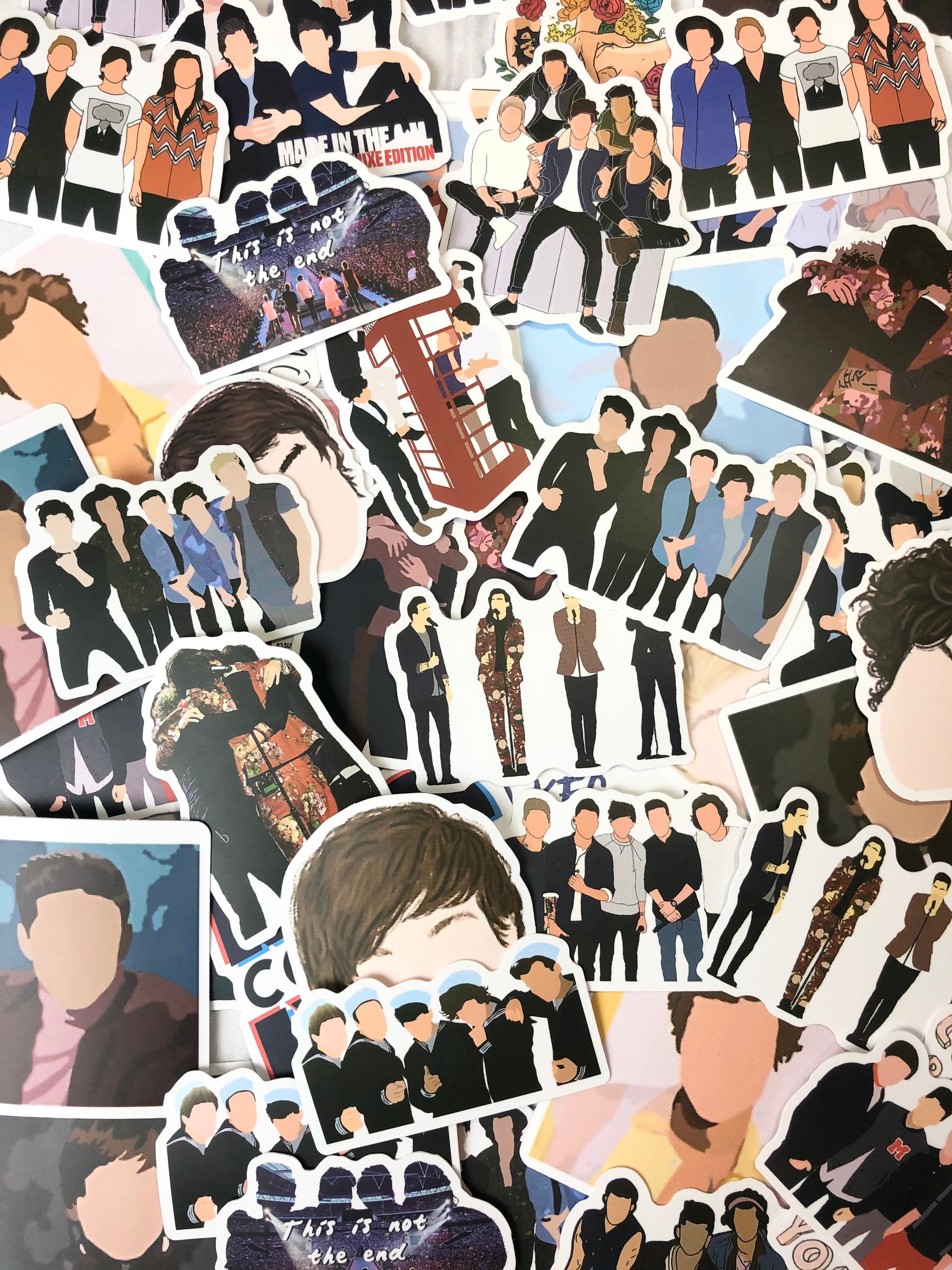 one direction sticker pack 1d stickers laptop stickers etsy