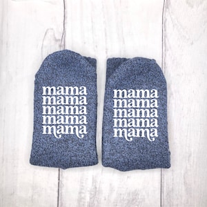 Mama Socks, Mama, Socks, Mom Socks, Gifts for Mom