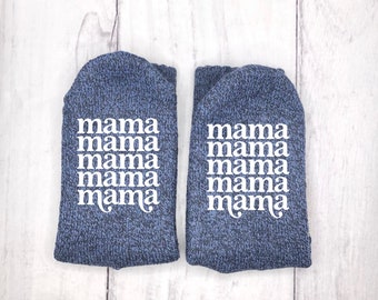 Mama Socks, Mama, Socks, Mom Socks, Gifts for Mom