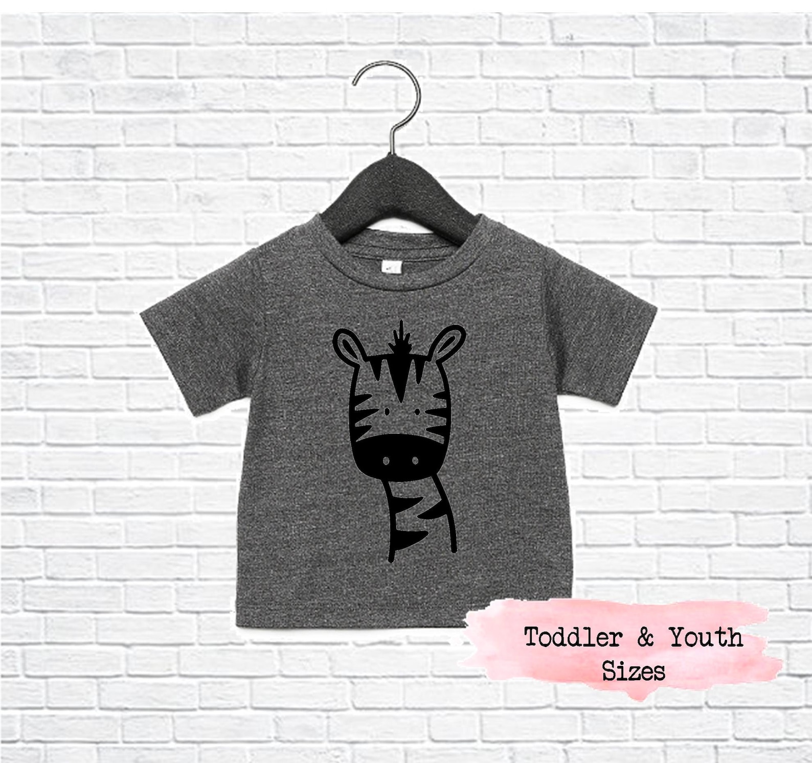 Zebra Shirt Zebra Tee Kids Zebra Tee Gift for Kids Etsy