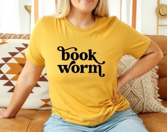 Book Worm Shirt, Reading Tee, Bookworm, Book Worm Tee, Cute Book Shirt