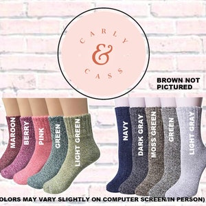 Queen of the Camper Socks, Camping Socks, If you can read this socks, Gift For Her image 2