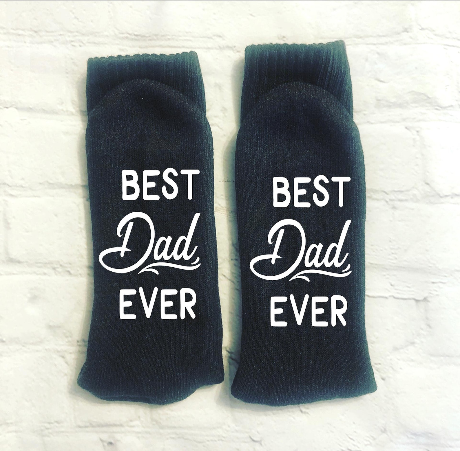 Best Dad Ever Socks Dad Socks Funny Dad Gift Gift for Him Etsy