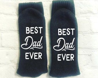 Best Dad Ever Socks, Dad Socks, Funny Dad Gift, Gift For Him