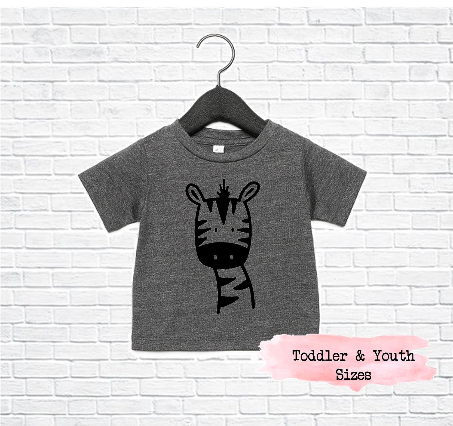 Zebra Shirt Zebra Tee Kids Zebra Tee Gift for Kids Etsy