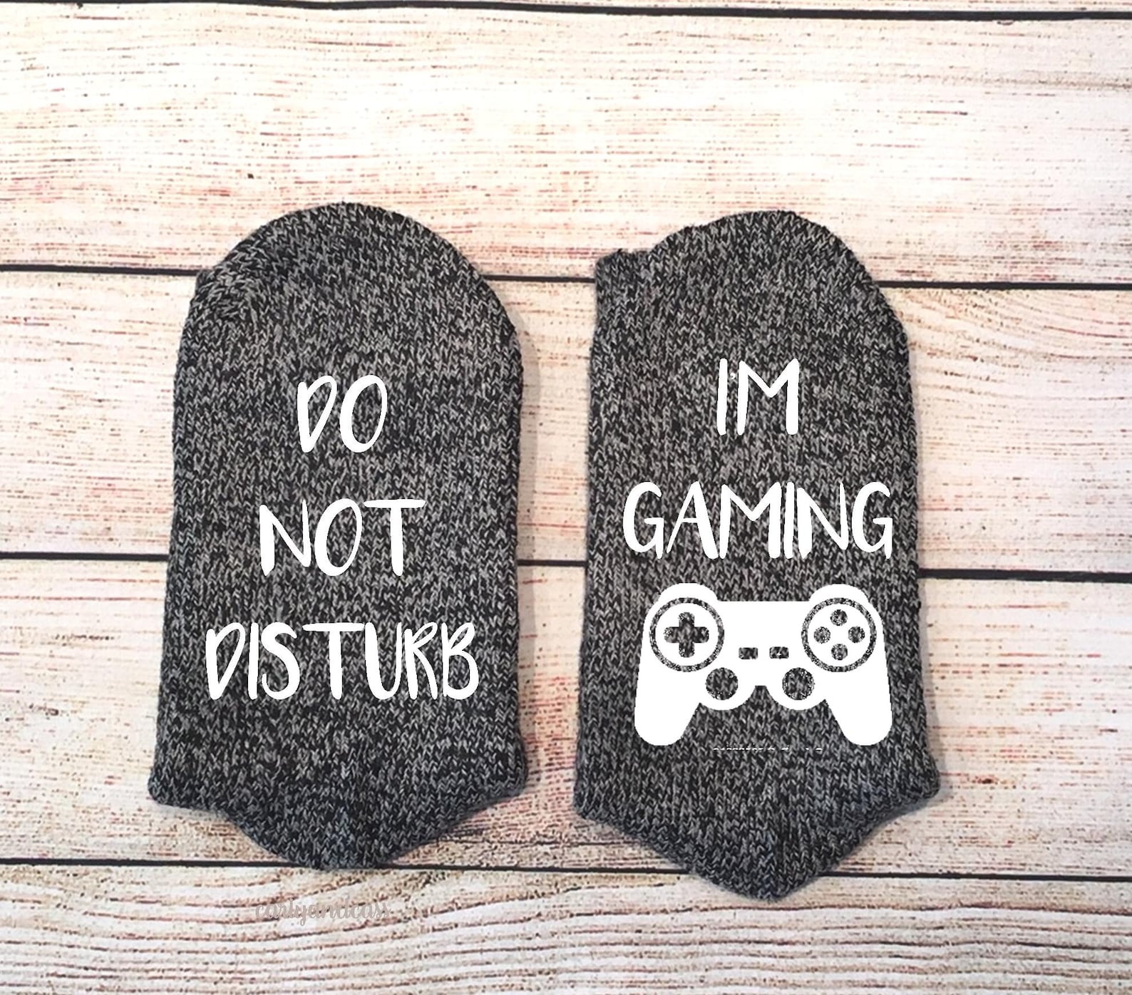 Do Not Disturb I'm Gaming Socks Gamer Socks Video Game Etsy