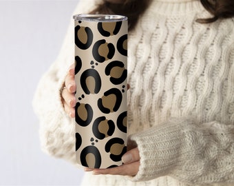 Leopard Tumbler, Leopard, Tumbler, Skinny Tumbler