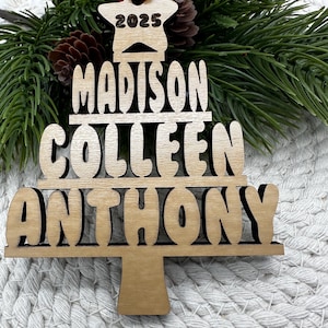 Tannenbaum Namensanhänger