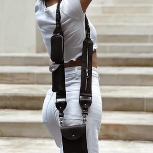 Correa de repuesto para bolso Correa para teléfono celular con monedero pequeño Estuche bandolera para teléfono para mujer Cartera con dije Estuche de cuero vegano Regalo de cumpleaños para ella