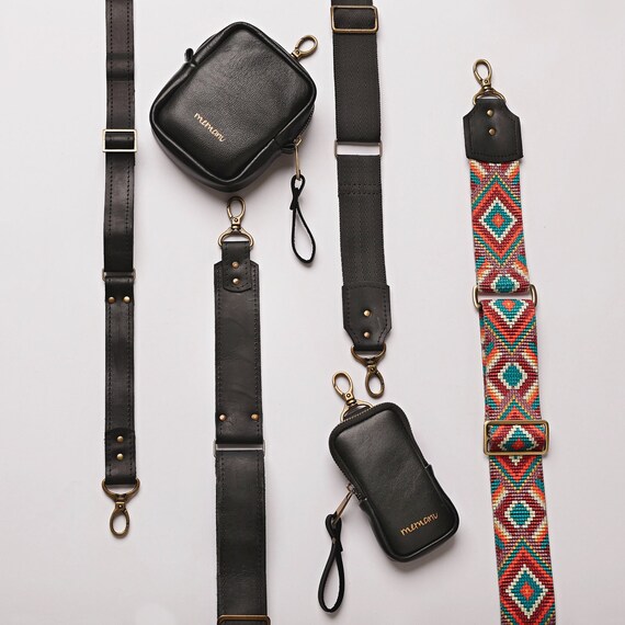 Crossbody Strap, Leather Guitar Strap Purse, Leather Bag Strap