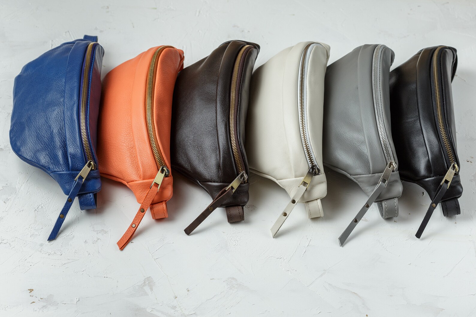 Brown Leather Fanny Pack With Fringe Crossbody Fanny Pack Etsy