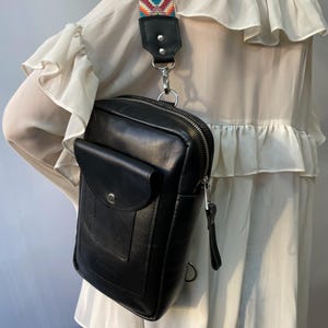 Petit sac à dos à bandoulière grand sac à bandoulière en cuir végétalien de voyage Mini sac à dos convertible en sac à main unisexe bandoulière surdimensionné Cadeau pour la fête des Mères
