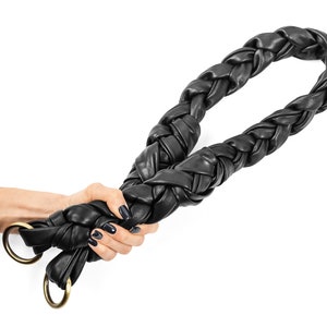Geflochtener Ersatz-Taschengurt aus Leder Geflochtener Taschengurt Breiter Geldbörsengurt Cross Body Taschengurt Schultergurt lang Ledergurt