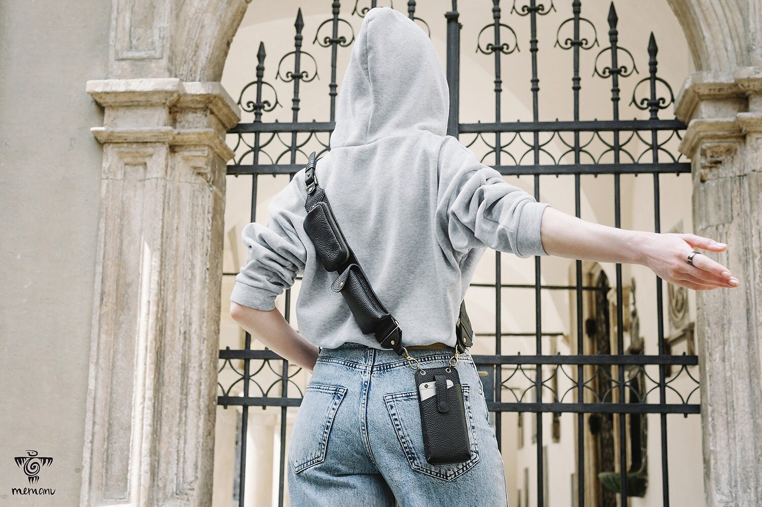 Mobile phone shoulder holster hot sale
