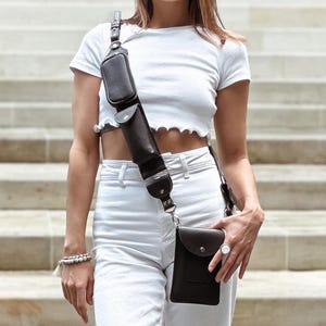 Correa de repuesto para teléfono, bolso bandolera pequeño para teléfono celular, bolso bandolera de cuero vegano, regalo de cumpleaños para ella, estuche bandolera para mujer, billetera