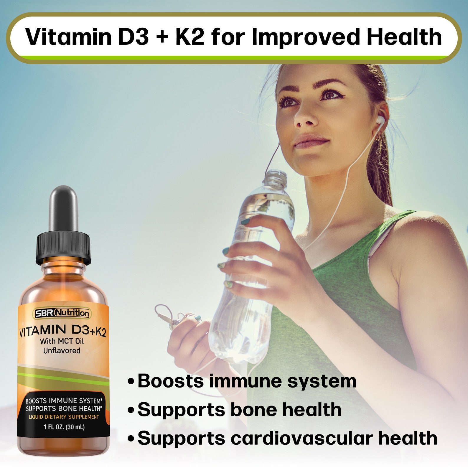 Max Absorption Vitamin D3 K2 MK7 Liquid Drops With MCT Etsy