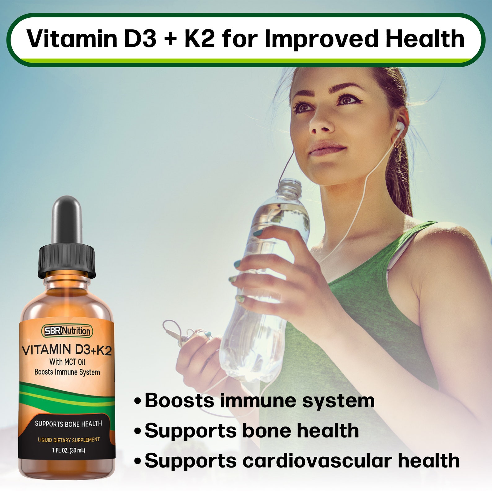 Max Absorption Vitamin D3 K2 MK7 Liquid Drops with MCT Etsy