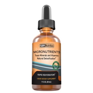 Micronutrients Liquid Drops | Electrolyte Concentrate | Fulvic & Humic Acid | For Energy, Keto, Leg Cramp | Magnesium Sodium Potassium Zinc