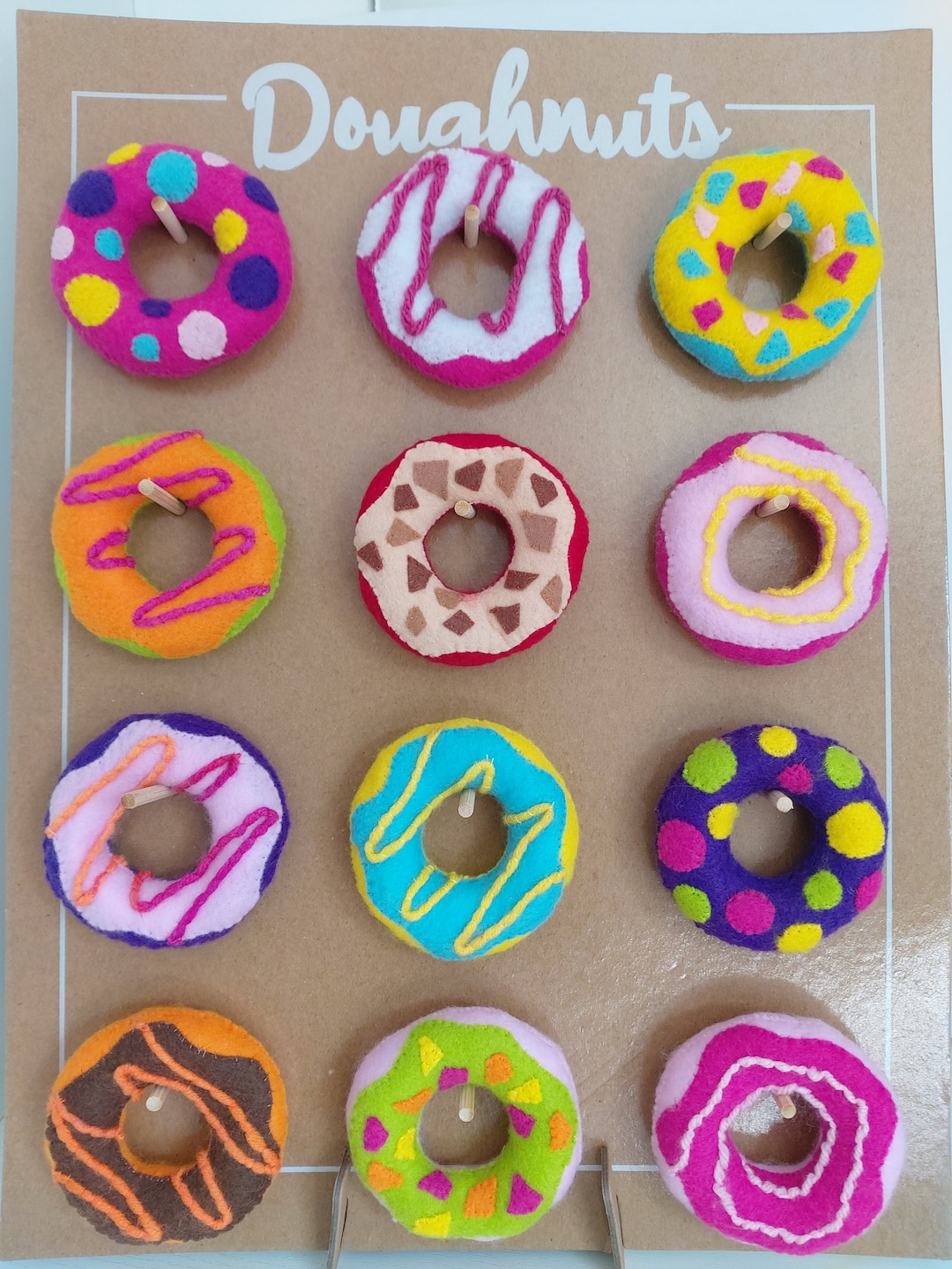 Felt Doughnut Toy Cakes Play Food Cupcakes Bakery Shop Wedding Favours