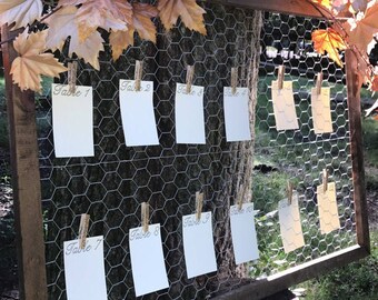 Seating Chart Frame Etsy