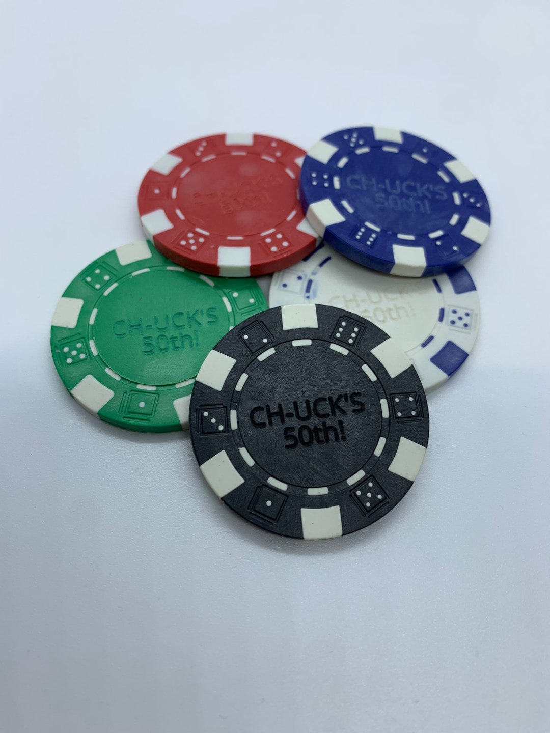 Custom Poker Chips/ Engraved Poker Chips / Personalized and Engraved