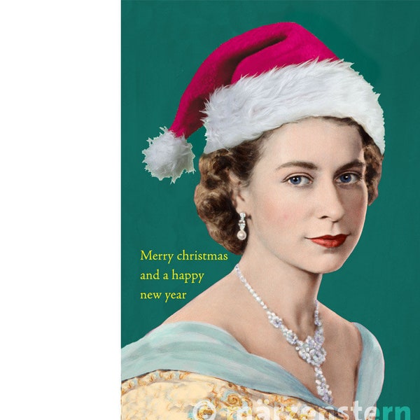 Weihnachtskarte Queen Elizabeth (37)