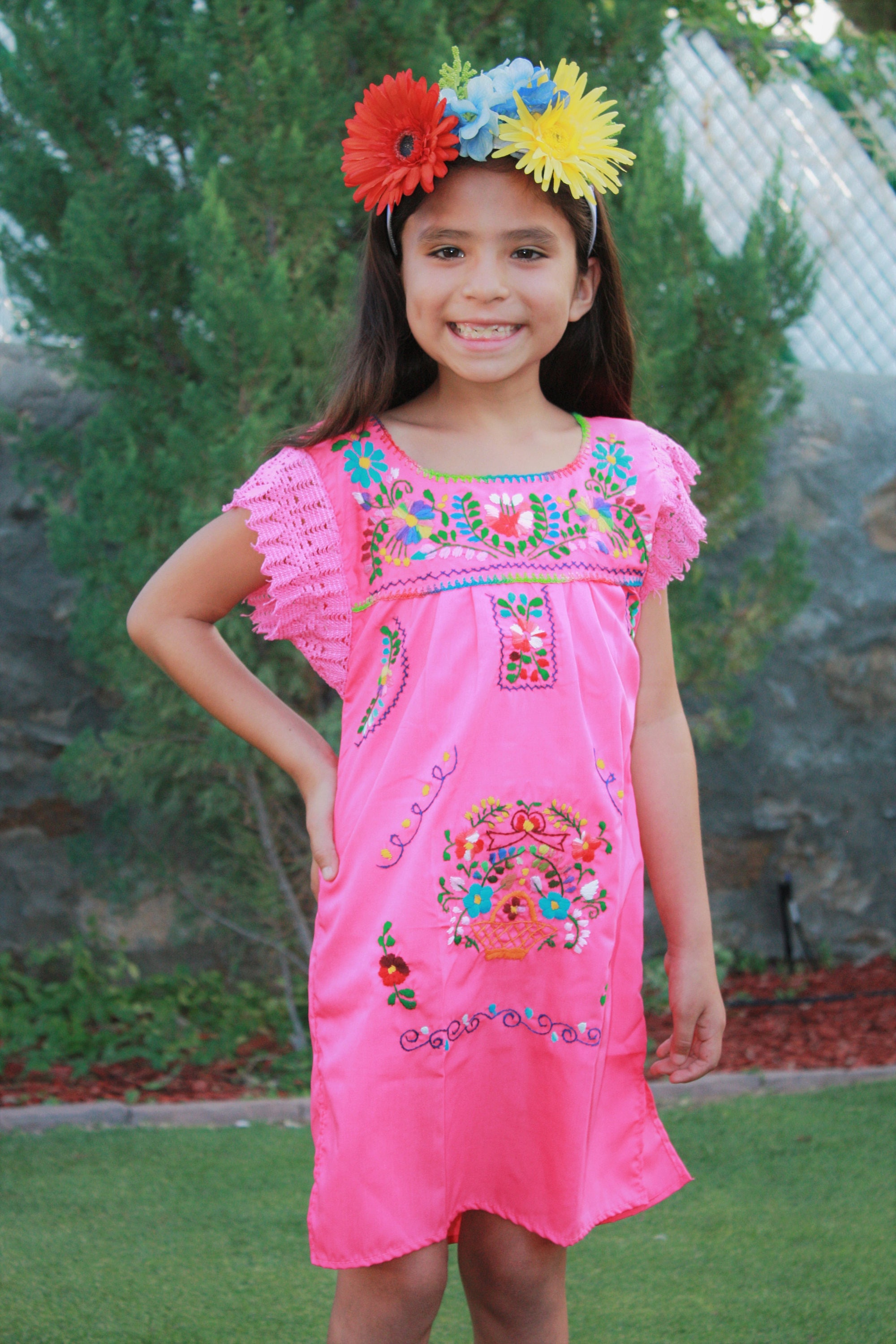 Niñas vestido mexicano - Etsy México Niñas vestido mexicano - Etsy México