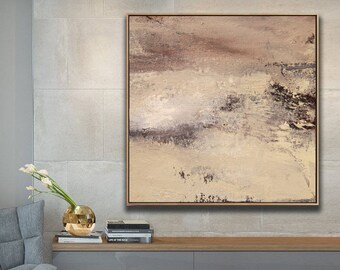 Contemporary canvas Original Large Painting Art Abstract On Canvas Large Square Acrylic Painting On Canvas Abstract Painting Acrilic decor