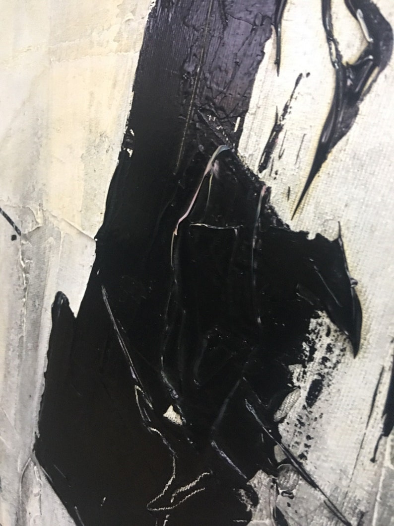 Extra Large Wall Art Canvas Black and White Canvas Wall Art Etsy