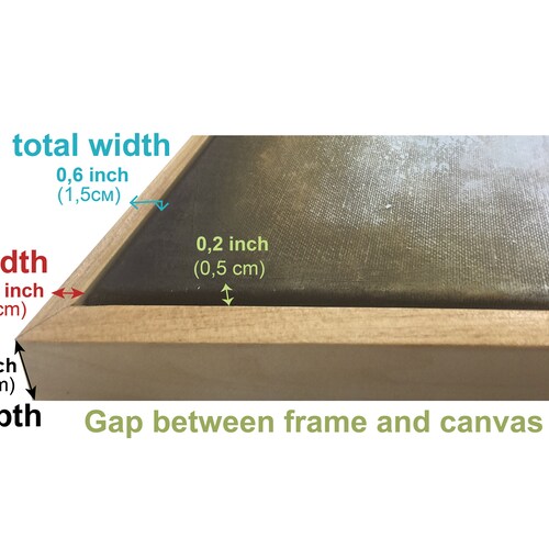 Frame for Painting Black Frame White Frame Natural Frame Etsy