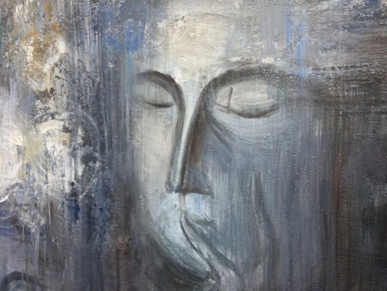 Figurative Acrylic Painting on Canvas Original Abstract Faces Etsy