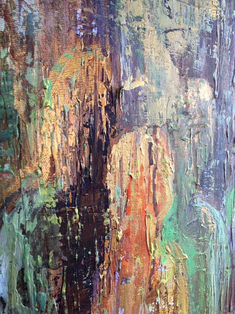 Large Abstract Oil Paintings on Canvas Colorful Abstract Etsy