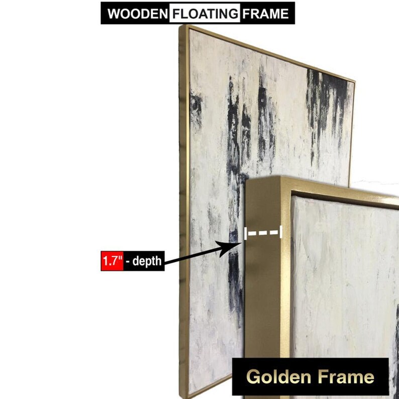 Frame for Painting Black Frame White Frame Natural Frame Etsy