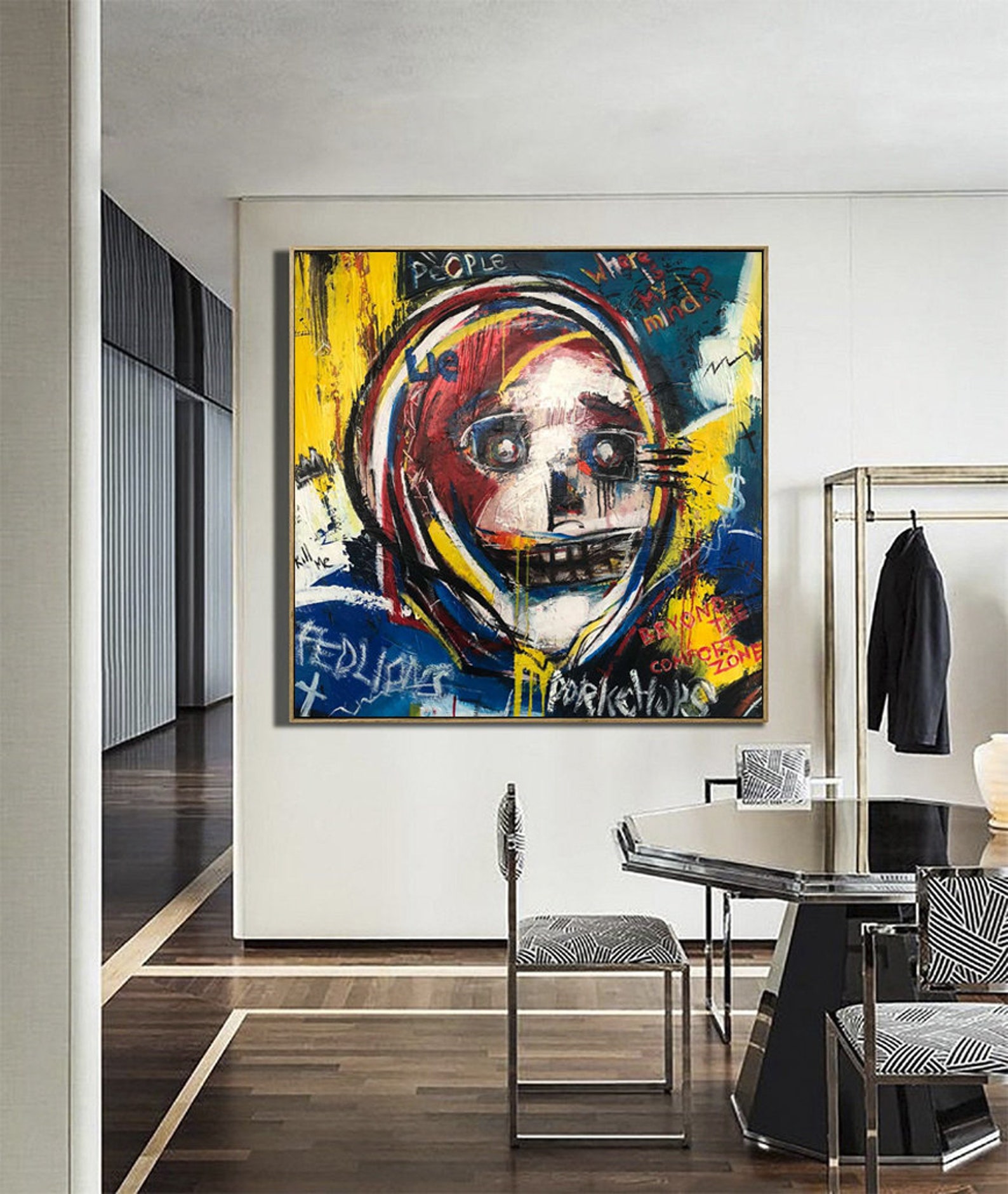 Unique Abstract Wall Paintings On Canvas Original Abstract | Etsy