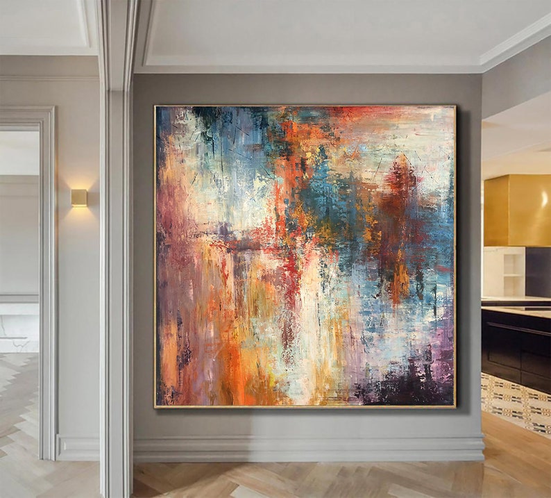 Extra Large Colorful Wall Paintings Original Acrylic Paintings Etsy