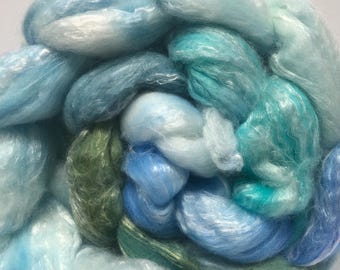 Take a Dip 4 oz SW Merino/Bamboo/Nylon Combed Top