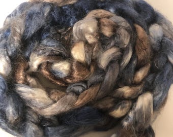 Stargazing 2 oz Tussah Silk Combed Top