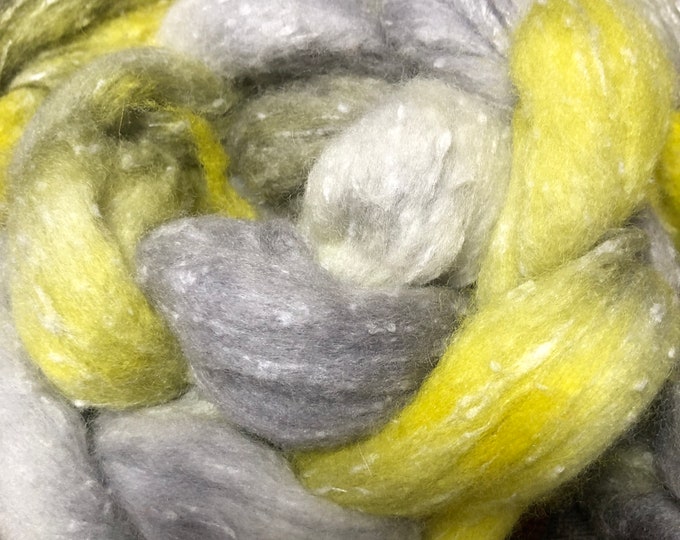 Moon Phased 4 oz South American/Viscose Combed Top