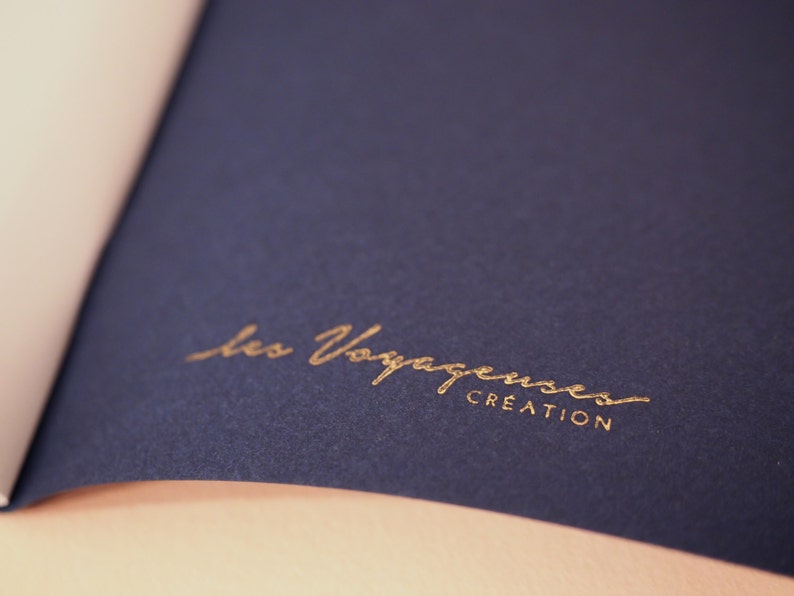 Navy Blue notebook Peas