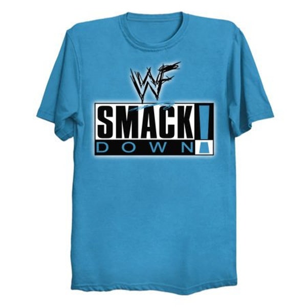 WWF Classic SmackDown! Logo (1999-2001) Unisex Adult T-Shirt