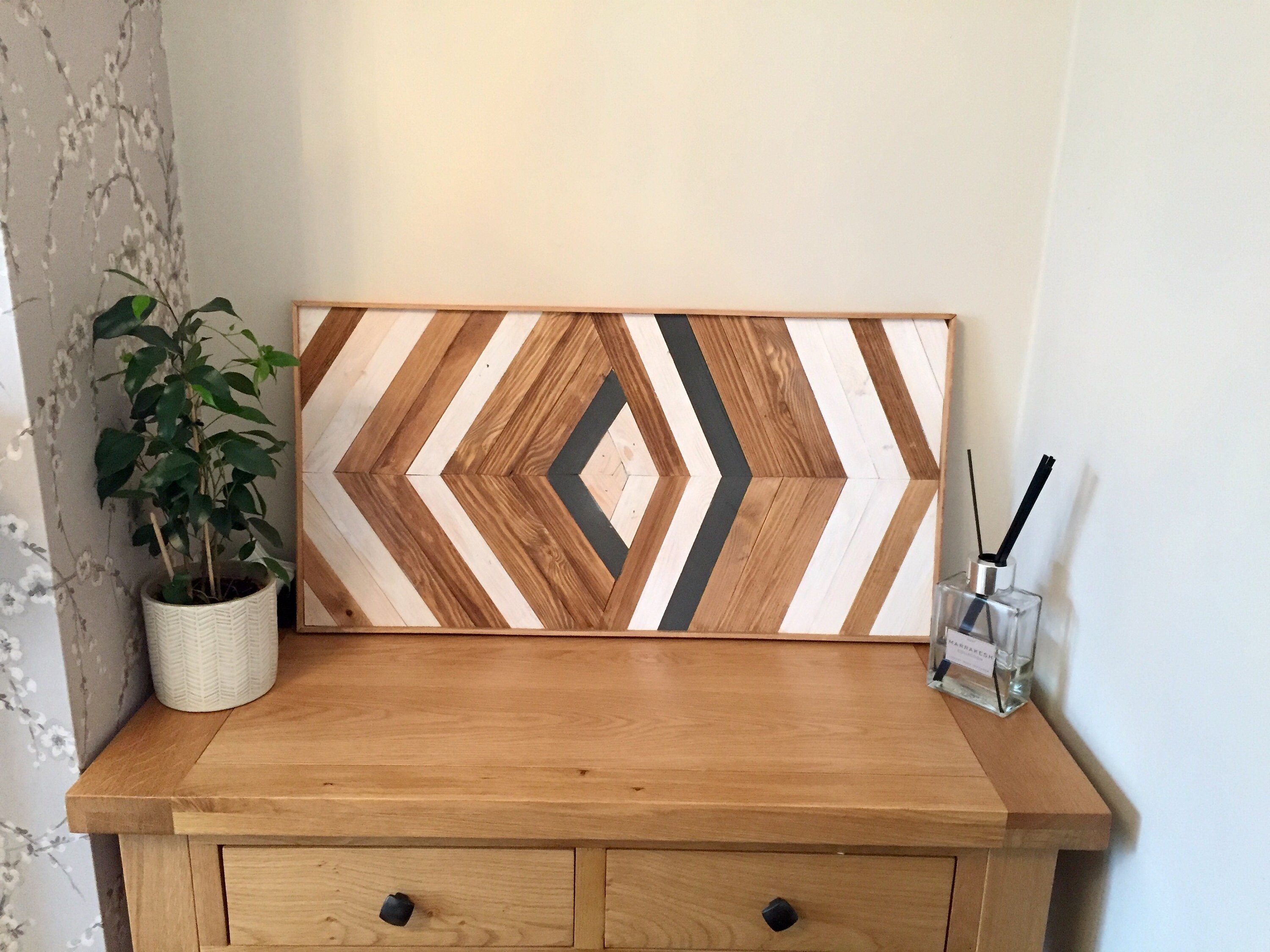 Timber Wall Art Geometric Art Wall Art Home Decor Etsy UK