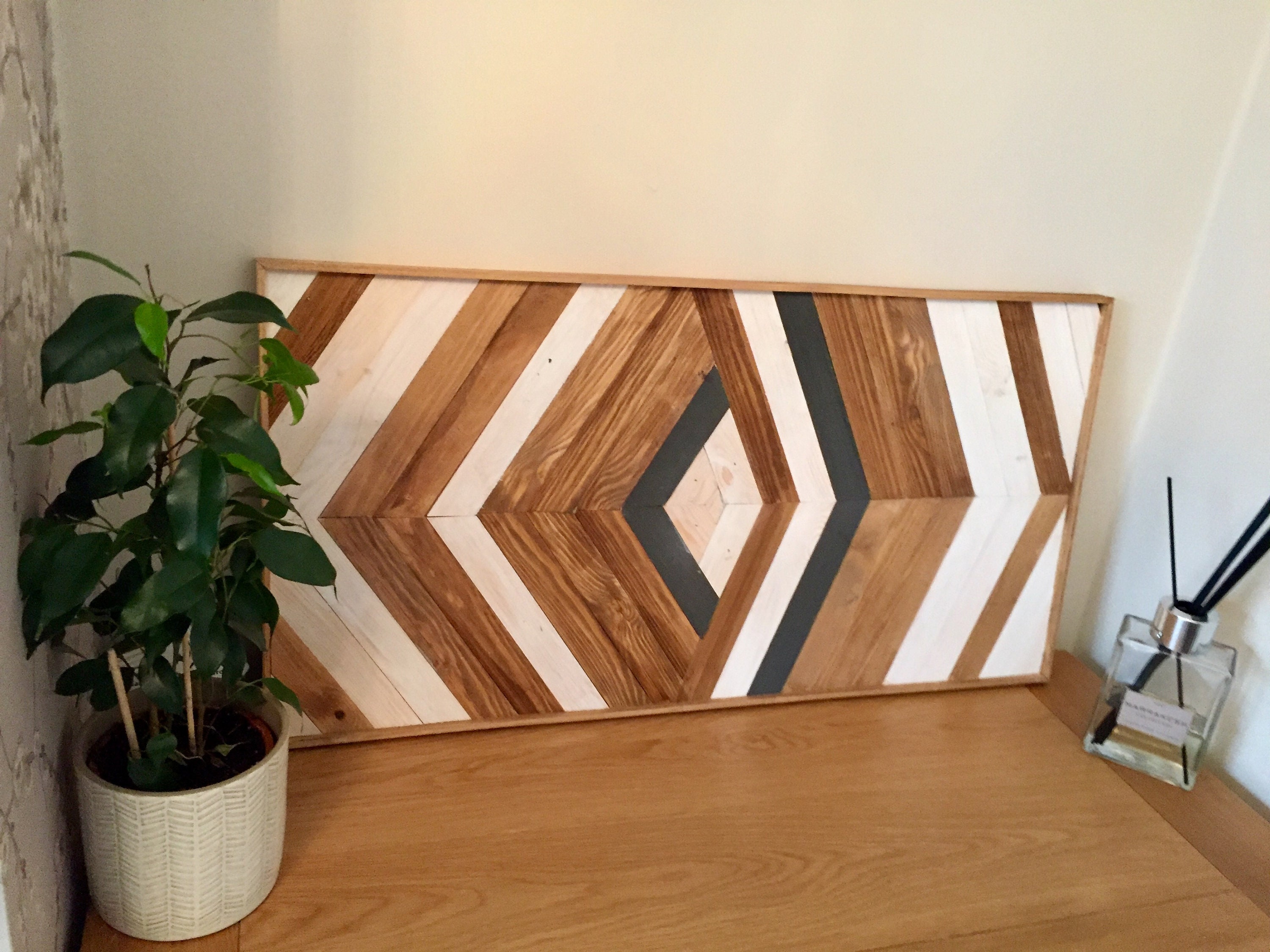 Timber Wall Art Geometric Art Wall Art Home Decor Etsy UK